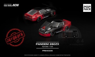 PREORDER POP RACE Datsun Pandem 280ZX ADVAN PR640335 1:64