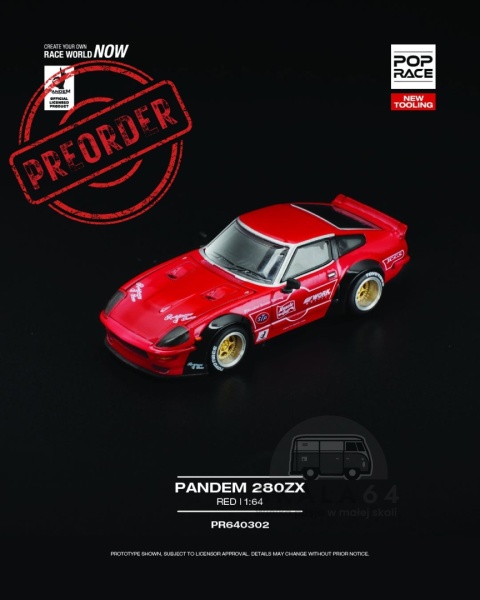 PREORDER POP RACE Datsun Pandem 280ZX PR640302 1:64