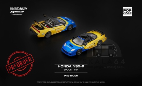PREORDER POP RACE Honda NSX-R Spoon PR640299 1:64