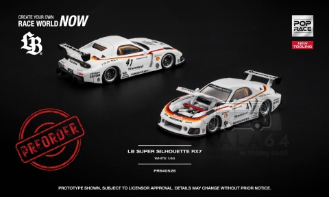 PREORDER POP RACE Mazda LB Super Silhouette RX-7 (FD3S) PR640528 1:64