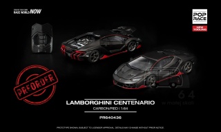 PREORDER POP RACE Lamborghini Centenario PR640436 1:64