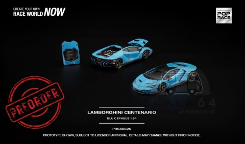 PREORDER POP RACE Lamborghini Centenario PR640525 1:64