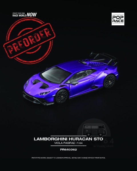 PREORDER POP RACE Lamborghini Huracan Sto PR640362 1:64
