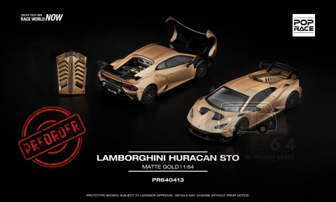 PREORDER POP RACE Lamborghini Huracan Sto PR640413 1:64