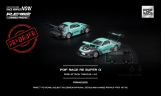 PREORDER POP RACE Mazda RX-7 FD3S RE Super G Time Attack TAS 2025 PR640262 1:64