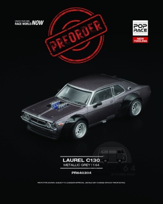 POP RACE Nissan Laurel C130 PR640304 1:64