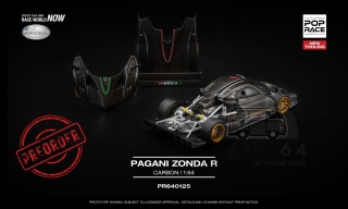 PREORDER POP RACE Pagani Zonda R PR640125 1:64