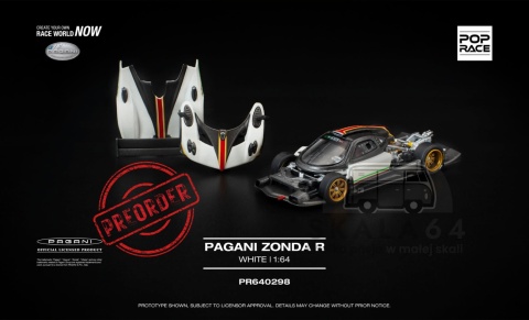 PREORDER POP RACE Pagani Zonda R PR640298 1:64