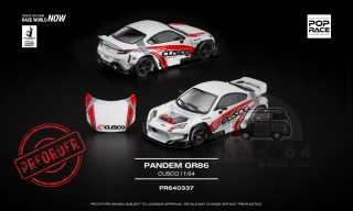 PREORDER POP RACE Pandem GR86 Cusco PR640337 1:64