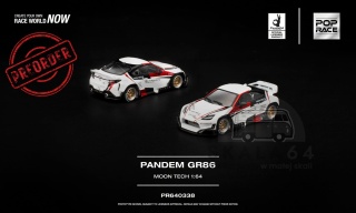 PREORDER POP RACE Toyota GR86 Pandem Moontech PR640338 1:64