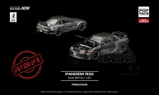 PREORDER POP RACE Nissan Pandem R32 PR640508 1:64