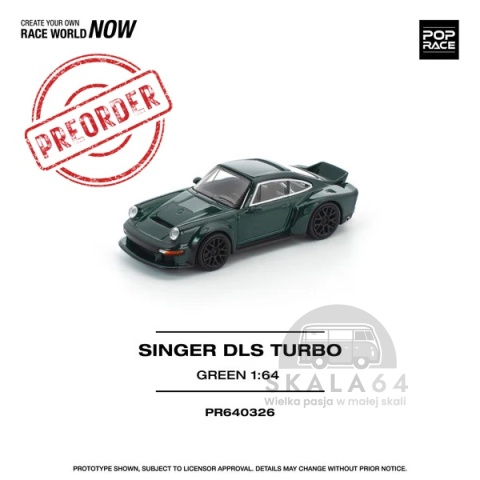 PREORDER POP RACE Porsche Singer DLS Turbo PR640326 1:64