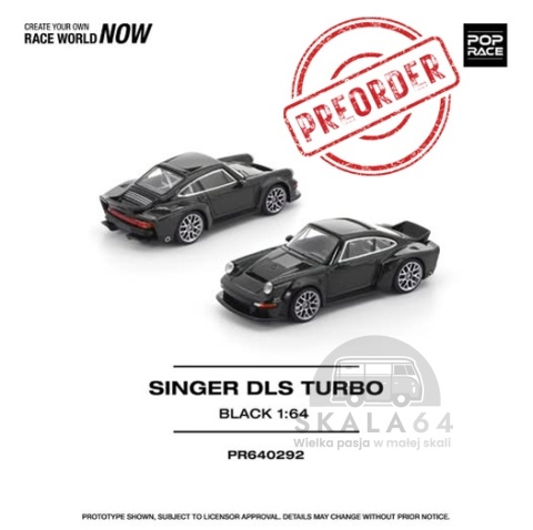 PREORDER POP RACE Porsche Singer DLS Turbo Road PR640292 1:64