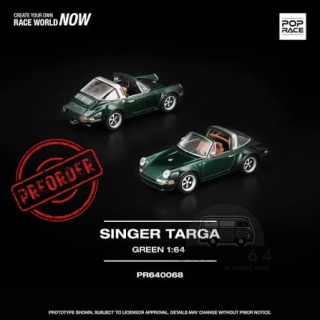 PREORDER POP RACE Porsche Singer Targa PR640068 1:64