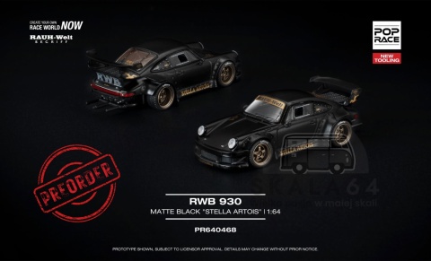 PREORDER POP RACE Porsche RWB 930 Stella Artois PR640468 1:64