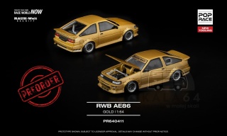 PREORDER POP RACE Toyota RWB AE86 PR640411 1:64