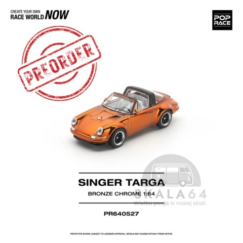 PREORDER POP RACE Singer Targa PR640527 1:64