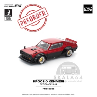 PREORDER POP RACE Skyline GT-R Drift Kenmeri PR640266 1:64
