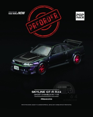 PREORDER POP RACE Skyline GT-R R33 PR640356 1:64