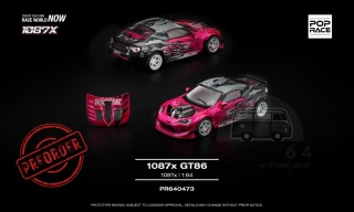 PREORDER POP RACE Toyota 1087X GT86 PR640473 1:64