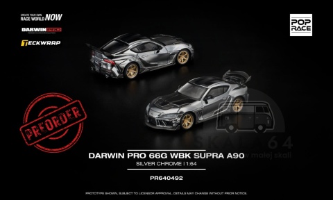 PREORDER POP RACE Toyota DarwinPRO 66G WBK Supra A90 PR640492 1:64