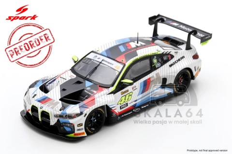PREORDER SPARK BMW 4-Series M4 GT3 EVO Team WRT #46 2nd 12h Bathurst 2025 V. Rossi – R. Marciello – C. Weerts 1:64