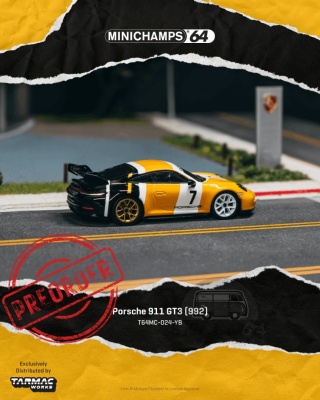 PREORDER TARMAC WORKS 2022 Porsche 911 (992) GT3 1:64