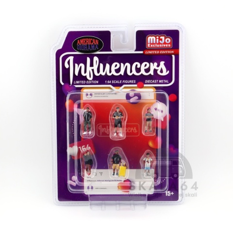 AMERICAN DIORAMA Influencers MiJo Exclusives Limited Edition Figurki 1:64