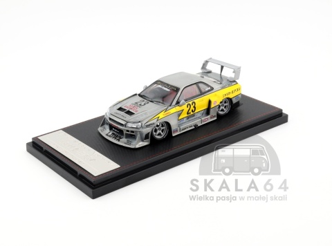 STREET WEAPON GHOST PLAYER Nissan Skyline R34 LBWK-ER34 Liberty Walk ZAMAC 1:64
