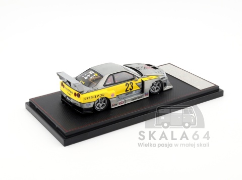 STREET WEAPON GHOST PLAYER Nissan Skyline R34 LBWK-ER34 Liberty Walk ZAMAC 1:64