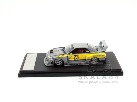 STREET WEAPON GHOST PLAYER Nissan Skyline R34 LBWK-ER34 Liberty Walk ZAMAC 1:64
