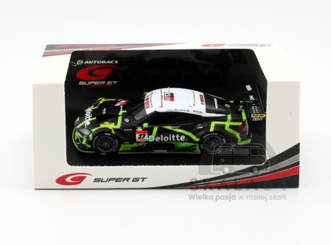 Model samochodu Toyota GR Supra #37 TGR Team Deloitte TOM's GT500 Super GT 2025 U. Sasahara - G. Alesi w skali 1:64 - opakowanie