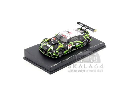 Model samochodu Toyota GR Supra #37 TGR Team Deloitte TOM's GT500 Super GT 2025 U. Sasahara - G. Alesi w skali 1:64 - przód