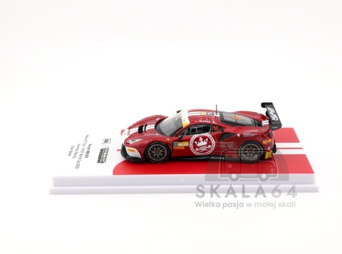 TARMAC WORKS Ferrari 488 GT3 Macau GT Cup 2023 Harmony Racing Chen Weian #52 1:64