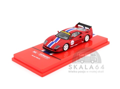 Model samochodu Ferrari F40 LM Rosso Corsa w skali 1:64 - przód