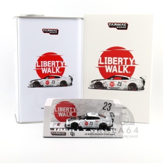 TARMAC WORKS LB-Works Nissan GT-R R35 Type 2 White 1:64 T64-090-WH