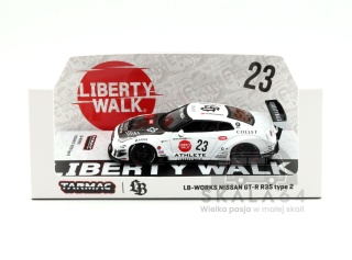TARMAC WORKS LB-Works Nissan GT-R R35 Type 2 White 1:64 T64-090-WH