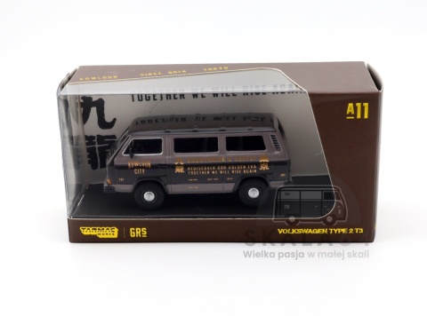 TARMAC WORKS x SCHUCO Volkswagen VW Transporter T3 VAN GRS 1:64 T64S-001-GRS