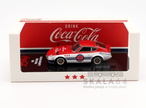 Model samochodu Nissan Fairlady Z S30 Coca-Cola w skali 1:64 - opakowanie