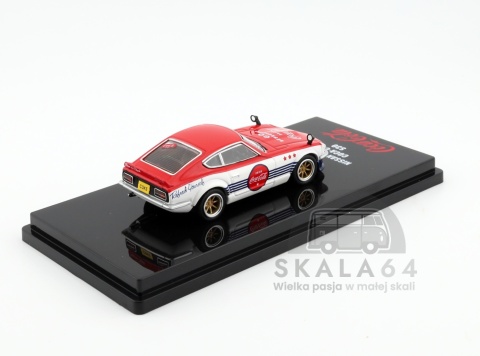 Model samochodu Nissan Fairlady Z S30 Coca-Cola w skali 1:64 - tył