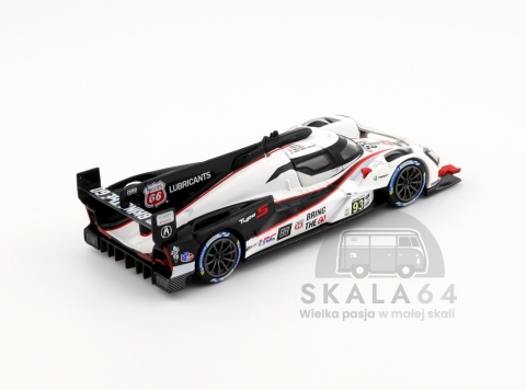 Model samochodu Acura ARX-06 GTP #93 2025 IMSA Daytona 24 Hrs Acura Meyer Shank Racing w skali 1:64 - tył