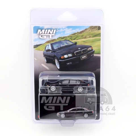 Model samochodu 750iL E38 Black Sapphire LHD w skali 1:64 - blister