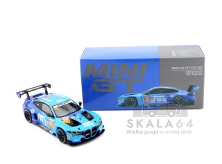 MINI GT BMW M4 GT3 Evo #90 Fist Team Aai 2025 China GT Blue LHD 1:64 MGT01215-L