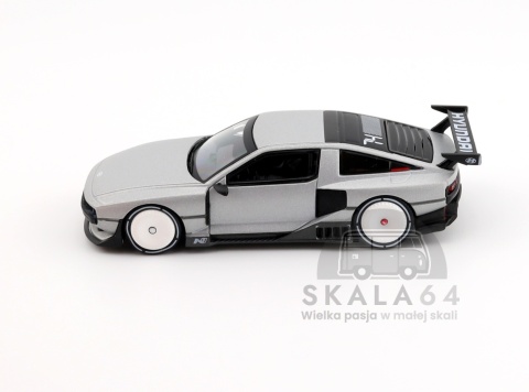 Model samochodu Hyundai Concept N Vision 74 VP2 LHD Silver w skali 1:64 - bok