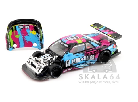 Model samochodu Nissan Silvia S13-R Kaido Splash V1 w skali 1:64 - elementy