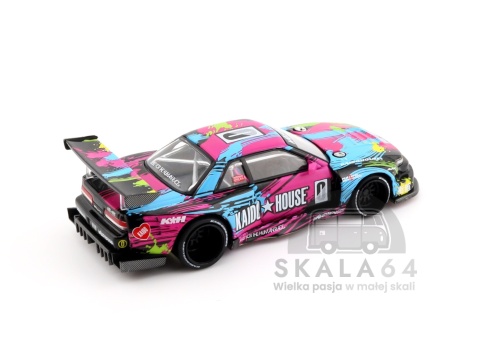 Model samochodu Nissan Silvia S13-R Kaido Splash V1 w skali 1:64 - tył