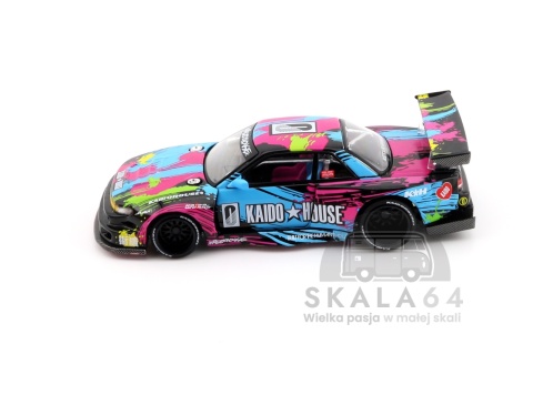 Model samochodu Nissan Silvia S13-R Kaido Splash V1 w skali 1:64 - bok