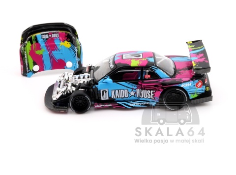 Model samochodu Nissan Silvia S13-R Kaido Splash V1 w skali 1:64 - elementy