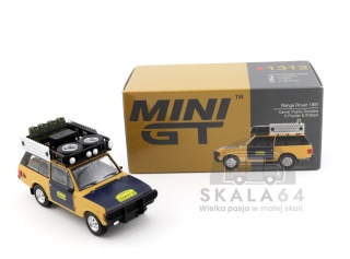 MINI GT Land Rover Ranger Rover 1981 Camel Trophy Sumatra H.Fischer W. Bays LHD 1:64 MGT01312-L