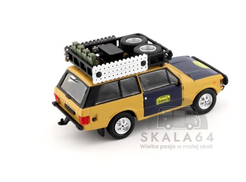 Model samochodu Land Rover Ranger Rover 1981 Camel Trophy Sumatra H.Fischer W. Bays LHD w skali 1:64 - tył